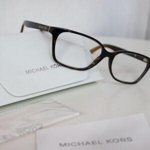 Michael Kors MK4039 INDIA Eyeglasses 3217 DARK TORTOISE | Prescription Lenses